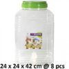 DISPENSER AIR MINUM PLASTIK SEGI PLUTO 20 LITER, JUAL HARGA GROSIR MURAH PER PACK ISI 8 PCS