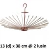 FOLDING HANGER 30 STICK CAPPUCCINO, JUAL HARGA GROSIR MURAH PER PACK ISI 24 PCS