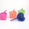 GAYUNG PLASTIK KECIL BENTUK HATI TIPE FLORENT, JUAL HARGA GROSIR MURAH PER PCK ISI 360 PCS