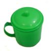 GELAS PLASTIK BESAR TIPE MUK 12 + TUTUP, JUAL HARGA GROSIR MURAH PER PACK ISI 180 PCS