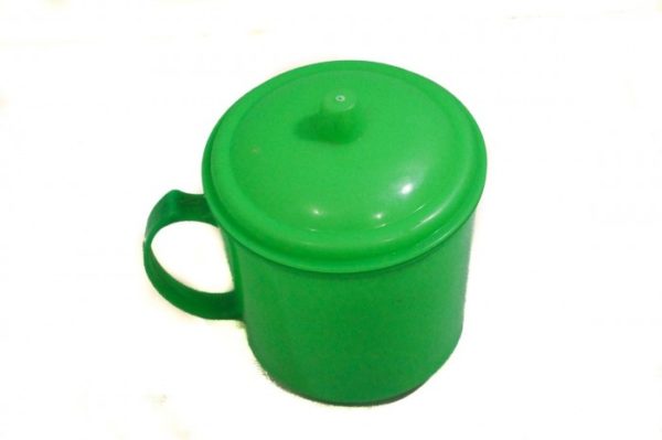 GELAS PLASTIK BESAR TIPE MUK 12 + TUTUP, JUAL HARGA GROSIR MURAH PER PACK ISI 180 PCS
