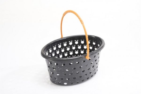 KERANJANG MAINAN PLASTIK OVAL HITAM, JUAL HARGA GROSIR PER PACK ISI 432 PCS