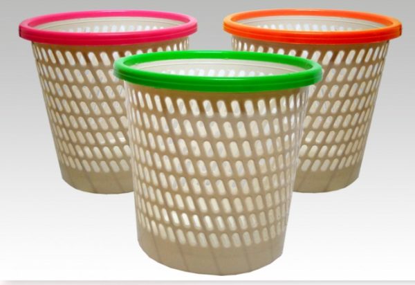 KERANJANG SAMPAH PLASTIK BESAR TIPE RING SPR JUMBO, JUAL HARGA GROSIR MURAH PER PACK ISI 60 PCS