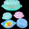 TEMPAT ROTI PLASTIK BULAT SEDANG TIPE BREADY M, JUAL HARGA GROSIR MURAH PER PACK ISI 72 PCS