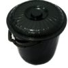 EMBER PLASTIK JUMBO - TIMBA MOTIF 6 GAL GG + TTP HITAM, JUAL HARGA GROSIR PER PACK ISI 30 PCS