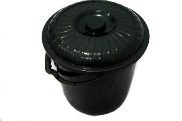 EMBER PLASTIK JUMBO - TIMBA MOTIF 6 GAL GG + TTP HITAM, JUAL HARGA GROSIR PER PACK ISI 30 PCS