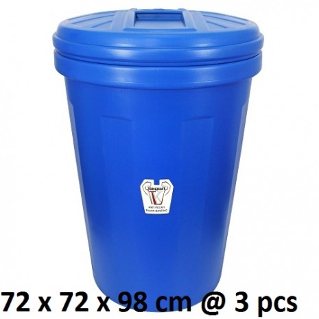 Tong / Drum / Gentong Plastik Volume 250 Liter