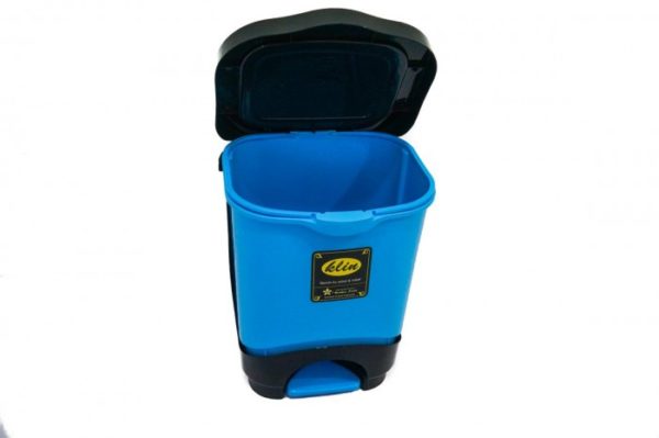 TONG SAMPAH INJAK PLASTIK KOTAK TIPE CINDY 15 LITER, JUAL HARGA GROSIR MURAH PER PACK ISI 12 PCS