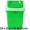 TONG SAMPAH PLASTIK KECIL KOTAK / SEGI 15 Liter FLO, JUAL HARGA GROSIR MURAH PER PACK ISI 36 PCS