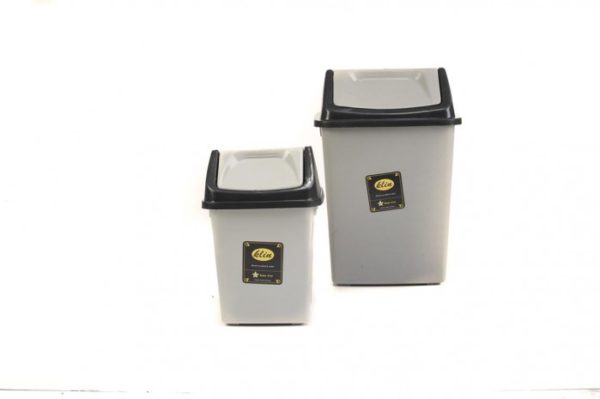 TONG SAMPAH KECIL PLASTIK KOTAK / SEGI 5 LITER, JUAL HARGA GROSIR MURAH PER PACK ISI 48 PCS