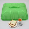 TUTUP SAJI PLASTIK MAKANAN SEGI TIPE STELLA, JUAL HARGA GROSIR MURAH PER PACK ISI 36 PCS
