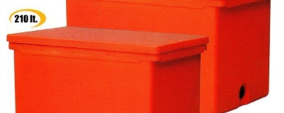 Cooler Box Besar 210 Liter Orange / Kotak Es / Peti Ikan Delta PC-210