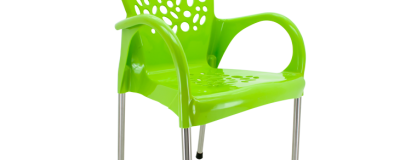 KURSI CAFE PLASTIK SANDARAN SANTAI GREEN LEAF SANTORINI 1172