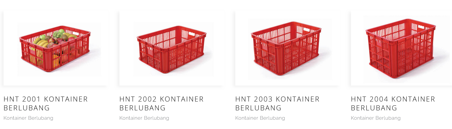 BOX CONTAINER PLASTIK INDUSTRI SERBAGUNA HANATA TIPE HNT 2001, 2002, 2003 & 2004: Solusi Penyimpanan Modern untuk Berbagai Kebutuhan Industri