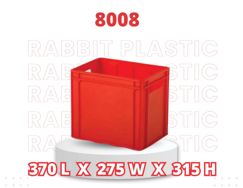 KERANJANG BOTOL RABBIT 8008 / KRAT / BOX PETI PLASTIK ISI 12 BOTOL: Solusi Praktis Penyimpanan Botol yang Ringkas, Kuat, dan Efisien