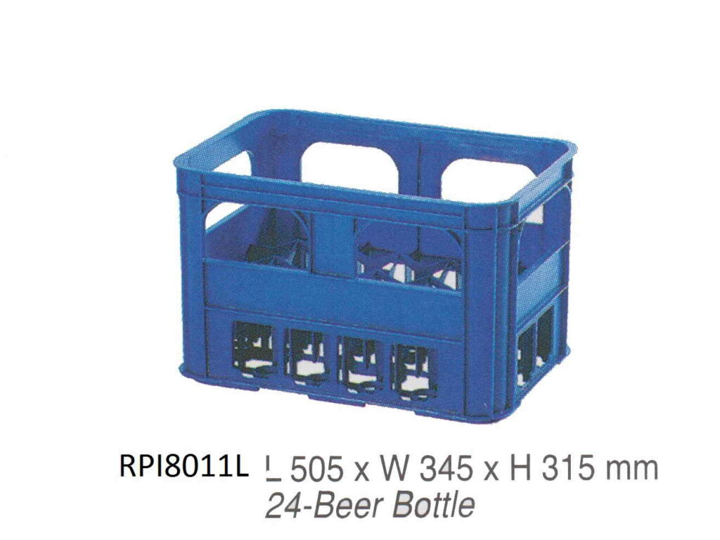 KERANJANG BOTOL RABBIT 8011 / KRAT / BOX PETI PLASTIK ISI 24 BOTOL