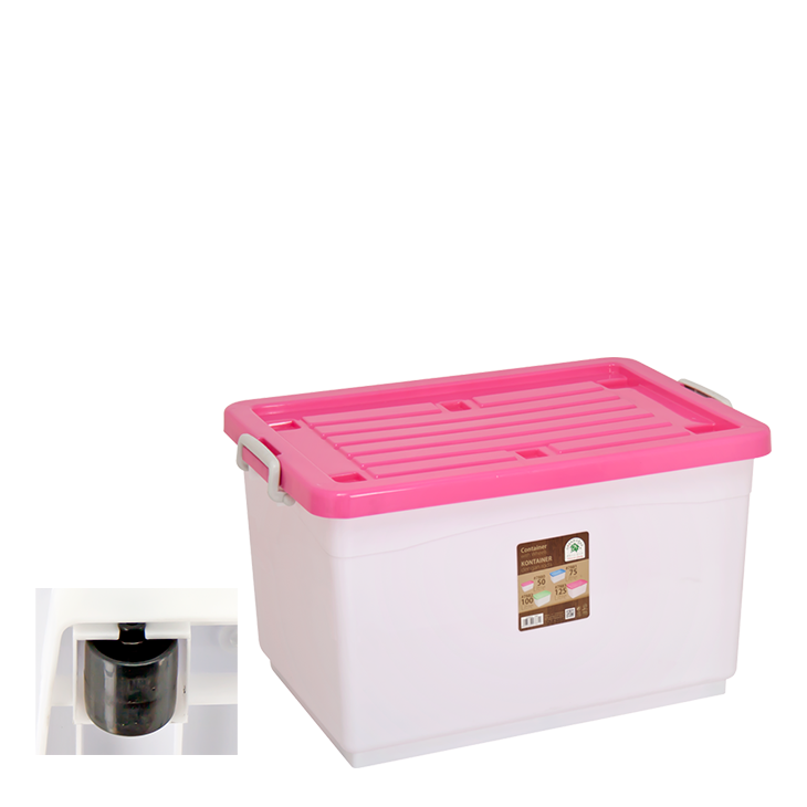BOX KONTAINER PLASTIK BESAR 75 LITER RODA GREEN LEAF SIERRA 7881