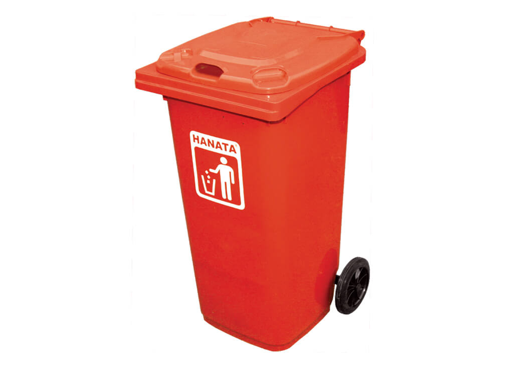 TEMPAT SAMPAH PLASTIK BESAR RODA 120 LITER HANATA HNT 4003