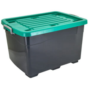 CONTAINER BOX PLASTIK BESAR SERBAGUNA 100 LITER ATARI 9862 UKURAN 705 x 508 x 430 mm: Solusi Penyimpanan Modern Berkapasitas Besar untuk Rumah, Gudang, Kantor, dan Berbagai Kebutuhan Usaha