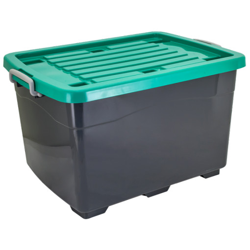CONTAINER BOX PLASTIK BESAR SERBAGUNA 100 LITER ATARI 9862 UKURAN 705 x 508 x 430 mm: Solusi Penyimpanan Modern Berkapasitas Besar untuk Rumah, Gudang, Kantor, dan Berbagai Kebutuhan Usaha