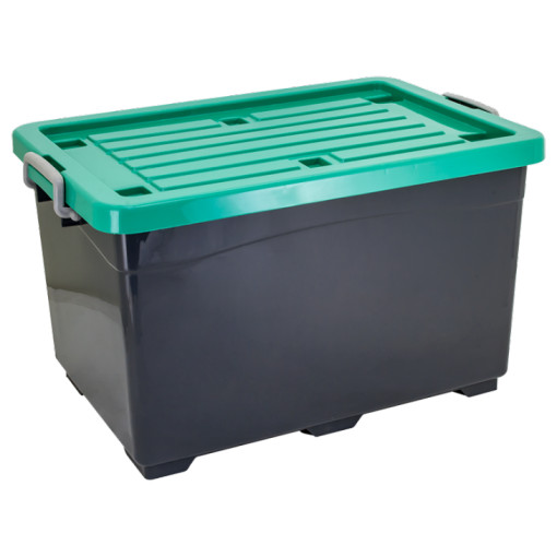 CONTAINER BOX PLASTIK SERBAGUNA 75 LITER ATARI 9861 UKURAN 665 x 441 x 390 mm: Solusi Penyimpanan Praktis, Kapasitas Besar, dan Berkualitas untuk Rumah, Kantor, Gudang, serta Berbagai Kebutuhan Usaha