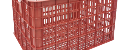 KERANJANG INDUSTRI CONTAINER BOX PLASTIK ATARI TIPE 9892 L (LUBANG), UKURAN 638 x 517 x 373 mm