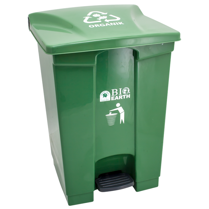 TEMPAT SAMPAH INJAK PLASTIK 50 LITER GL BIO DUSTBIN 2169 OR (ORGANIC PRINTING): Solusi Tempat Sampah Organik Berkualitas untuk Lingkungan yang Bersih, Higienis, dan Ramah Lingkungan