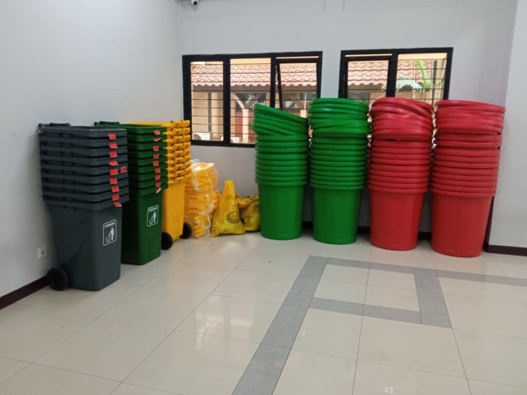 Kirim Tong Air Plastik 150 Liter Merk Tong Kuat ke Kampus UI Depok oleh Tim Raja Plastik Indonesia